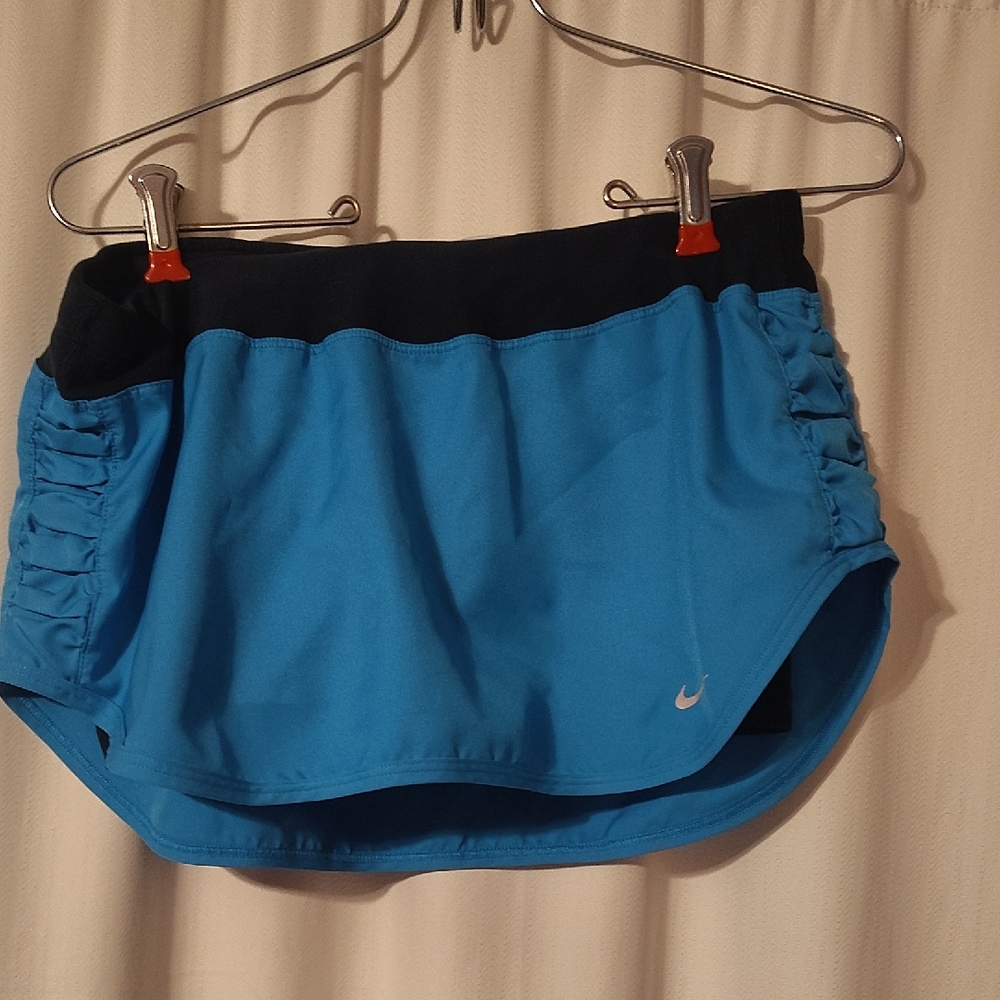 Nike Black and Blue Sports Skirt